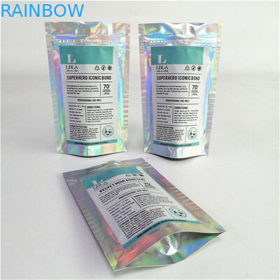 थोक अनुकूलित लोगो डिजिटल मुद्रण प्लास्टिक पीईटी चिकनी उपयुक्त मूल्य ज़िपर के साथ खड़े हुए थैले