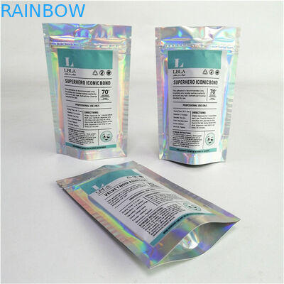 थोक अनुकूलित लोगो डिजिटल मुद्रण प्लास्टिक पीईटी चिकनी उपयुक्त मूल्य ज़िपर के साथ खड़े हुए थैले