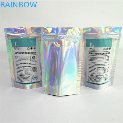 थोक अनुकूलित लोगो डिजिटल मुद्रण प्लास्टिक पीईटी चिकनी उपयुक्त मूल्य ज़िपर के साथ खड़े हुए थैले