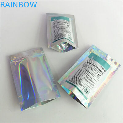 थोक अनुकूलित लोगो डिजिटल मुद्रण प्लास्टिक पीईटी चिकनी उपयुक्त मूल्य ज़िपर के साथ खड़े हुए थैले