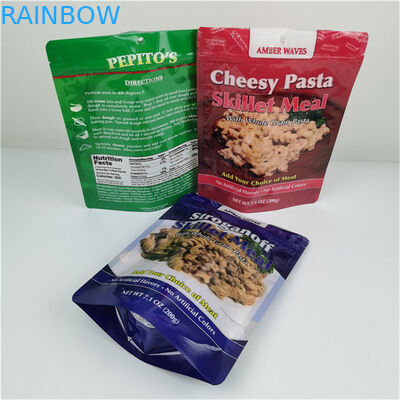 बेस्ट सेलिंग इको फ्रेंडली स्टोरेज कस्टम लोगो मुद्रित स्टैंड अप ज़िपर पॉच रीसेलेबल प्लास्टिक