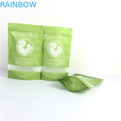 खाद्य पैकेजिंग ग्रेवर प्रिंटिंग Mylar Doypack with Window पर्यावरण के अनुकूल और अनुकूलित