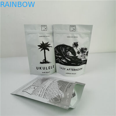 रंगीन मुद्रण कस्टम मोटाई लीक प्रूफ पैकेजिंग कॉफी बीन्स के लिए पाउच बैग