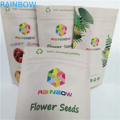 पर्यावरण के अनुकूल कस्टम गंध प्रतिरोधी रंगीन मुद्रण कस्टम पैकेजिंग स्टैंड अप पॉच बैग