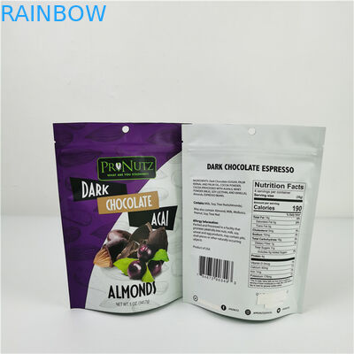 कस्टम डिजिटल प्रिंटिंग पीई ज़िपर पॉच पर्यावरण के अनुकूल और हीट सील सीलिंग हैंडल