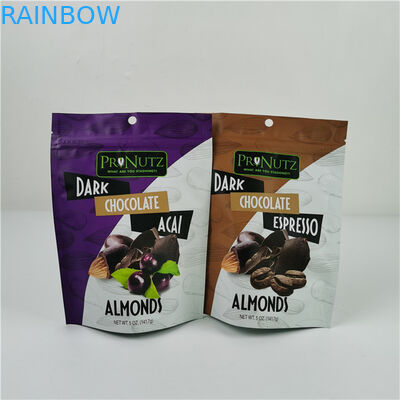 कस्टम डिजिटल प्रिंटिंग पीई ज़िपर पॉच पर्यावरण के अनुकूल और हीट सील सीलिंग हैंडल