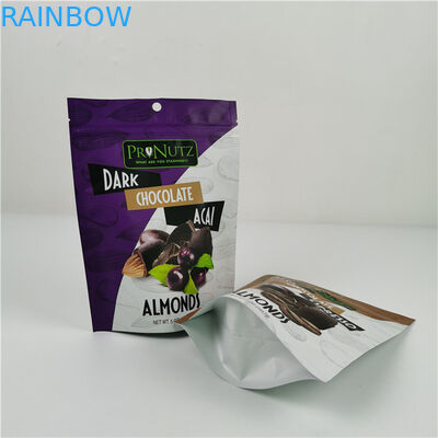 कस्टम डिजिटल प्रिंटिंग पीई ज़िपर पॉच पर्यावरण के अनुकूल और हीट सील सीलिंग हैंडल