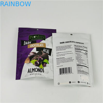 कस्टम डिजिटल प्रिंटिंग पीई ज़िपर पॉच पर्यावरण के अनुकूल और हीट सील सीलिंग हैंडल