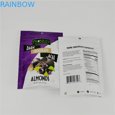 कस्टम डिजिटल प्रिंटिंग पीई ज़िपर पॉच पर्यावरण के अनुकूल और हीट सील सीलिंग हैंडल