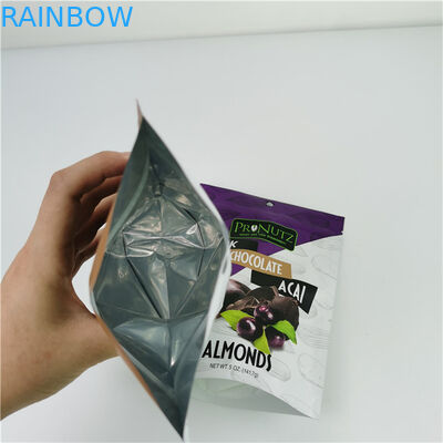 कस्टम डिजिटल प्रिंटिंग पीई ज़िपर पॉच पर्यावरण के अनुकूल और हीट सील सीलिंग हैंडल