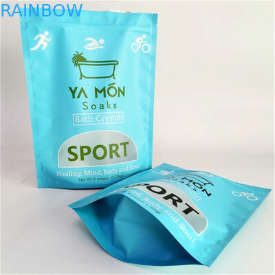 लीक प्रूफ मैट फिनिश Mylar Doypack के साथ खिड़की अनुकूलित आकार और डिजाइन आवश्यकताओं