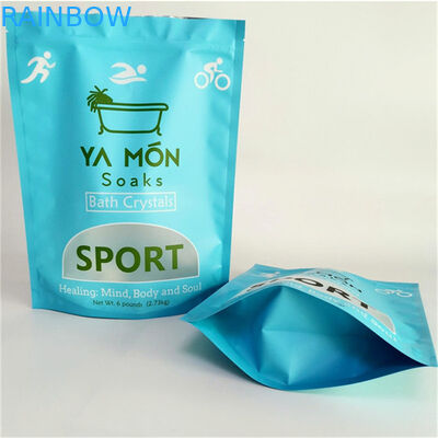 लीक प्रूफ मैट फिनिश Mylar Doypack के साथ खिड़की अनुकूलित आकार और डिजाइन आवश्यकताओं