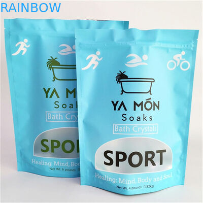 लीक प्रूफ मैट फिनिश Mylar Doypack के साथ खिड़की अनुकूलित आकार और डिजाइन आवश्यकताओं