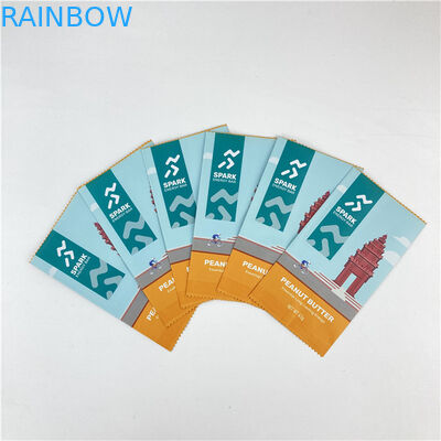 कस्टम डिजाइन आसान आंसू लाइन तीन पक्षों सील Mylar पैकेजिंग बैग स्वीकार 10 रंगों तक उपलब्ध