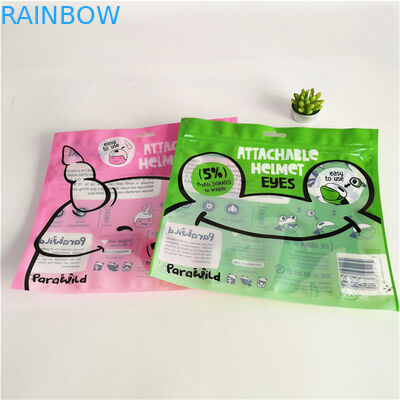 पर्यावरण के अनुकूल लीक प्रूफ थ्री साइड सील माइलर पैकेजिंग बैग विथ ज़िपर