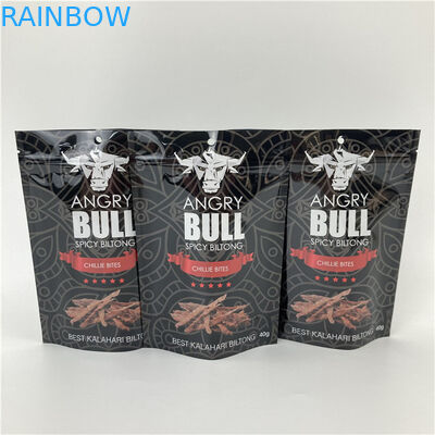 सीप ग्रूव के साथ लीक प्रूफ स्टैंड अप पॉच/डिजिटल प्रिंटेड पैकेजिंग पॉच