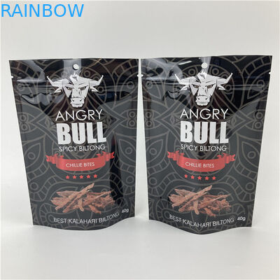 सीप ग्रूव के साथ लीक प्रूफ स्टैंड अप पॉच/डिजिटल प्रिंटेड पैकेजिंग पॉच