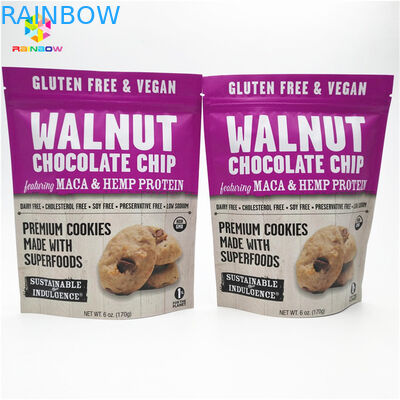 मैट फिनिश रंगीन मुद्रण एल्यूमीनियम पन्नी Mylar Doypack अनुकूलित आकार और डिजाइन के साथ