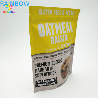 पर्यावरण के अनुकूल और सुरक्षित सामग्री स्नैक पैकेजिंग बैग स्वीकार किए जाते हैं 10 रंग तक उपलब्ध हैं