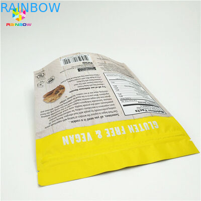 पर्यावरण के अनुकूल और सुरक्षित सामग्री स्नैक पैकेजिंग बैग स्वीकार किए जाते हैं 10 रंग तक उपलब्ध हैं