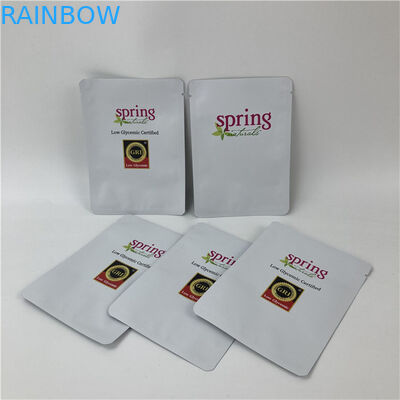 लीक प्रूफ थ्री साइड सील माइलर पैकेजिंग बैग विथ ज़िपर कस्टमाइज्ड साइज डिज़ाइन