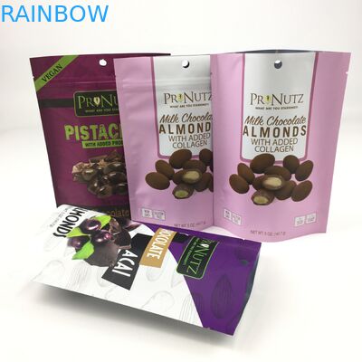 कस्टम मैट स्टैंड अप पॉच एल्यूमीनियम पन्नी Mylar बैग पाउडर पैकेजिंग