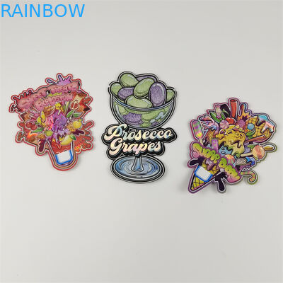 डाई कट 3.5 ग्राम विशेष आकार बैग कुकीज़ कैंडी स्नैक खड़े हो जाओ ज़िपर बैग