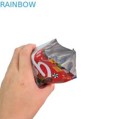 बायोडिग्रेडेबल फूड ग्रेड स्नैक पैकेजिंग हीट सील एल्यूमिनियम फॉयल ज़िपर बैग नट्स चाय कॉफी पालतू भोजन के लिए