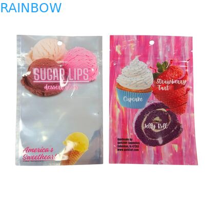 कस्टम डिजाइन स्व-सीलिंग आर्द्रता-प्रूफ हीट-सील ज़िपर पारदर्शी फ्रंट एल्यूमीनियम पन्नी वापस चीनी के लिए Mylar प्लास्टिक बैग