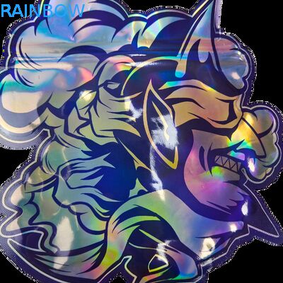 खाने योग्य कैली 3.5g 7g मायलर ज़िपर लॉक सॉफ्ट टच गंध प्रूफ अनियमित आकार का कुकी डाई कट पैकेजिंग प्लास्टिक सैशे बैग