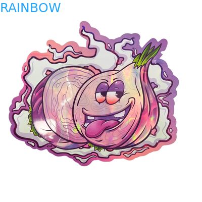 कैंडी जड़ी बूटी सूखी फूल गममी बिस्कुट चीनी चाइल्डप्रूफ पैकेजिंग के लिए जिपर के साथ सॉफ्ट टच होलोग्रामिक माइलर बैग