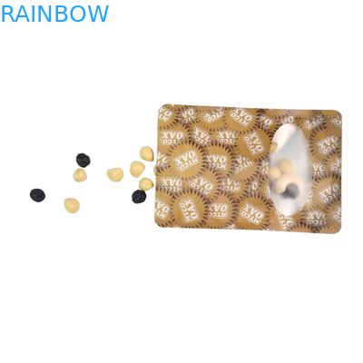 स्टैंड-अप पॉच पैकेजिंग 3-साइड सील फ्लैट पुनः प्रयोज्य ज़िपलॉक विंडो मायलर एल्यूमीनियम पन्नी पुनः प्रयोज्य प्लास्टिक बैग