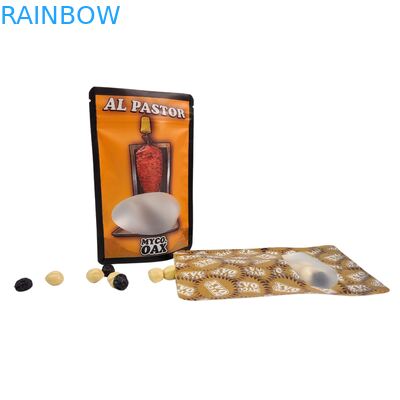 स्टैंड-अप पॉच पैकेजिंग 3-साइड सील फ्लैट पुनः प्रयोज्य ज़िपलॉक विंडो मायलर एल्यूमीनियम पन्नी पुनः प्रयोज्य प्लास्टिक बैग