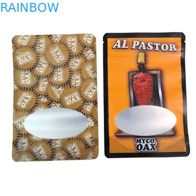 स्टैंड-अप पॉच पैकेजिंग 3-साइड सील फ्लैट पुनः प्रयोज्य ज़िपलॉक विंडो मायलर एल्यूमीनियम पन्नी पुनः प्रयोज्य प्लास्टिक बैग