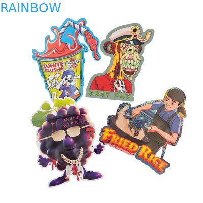 अनियमित पुन: सीलबंद 3.5g चाइल्डप्रूफ माइलर बैग डिजिटल प्रिंट PET ज़िप लॉक पैकेजिंग खाद्य गममी कुकीज़ के लिए