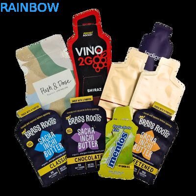 कस्टम डिजिटल प्रिंटिंग हॉट स्टैम्पिंग प्लास्टिक पैकेजिंग बैग 5ml 10ml 30ml छोटे नमूना सैशे बैग कस्टम सैशे