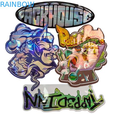 गर्म बिक्री चमकदार डाई कट मायलर बैग ज़िपर के साथ खाद्य पदार्थ गंध प्रूफ 3.5 7g 14g 28g मशरूम गमियां कस्टम प्रिंटिंग प्लास्टिक बैग