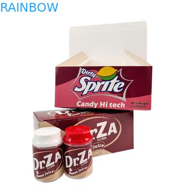 पीईटी प्लास्टिक खाद्य बॉक्स 3.5 ग्राम सोडा कैंडी कैन घुमावदार ढक्कन के साथ