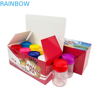 पीईटी प्लास्टिक खाद्य बॉक्स 3.5 ग्राम सोडा कैंडी कैन घुमावदार ढक्कन के साथ