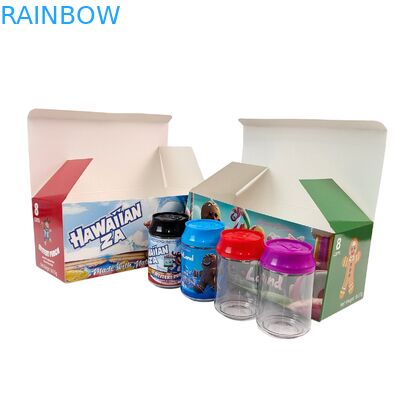 पीईटी प्लास्टिक खाद्य बॉक्स 3.5 ग्राम सोडा कैंडी कैन घुमावदार ढक्कन के साथ