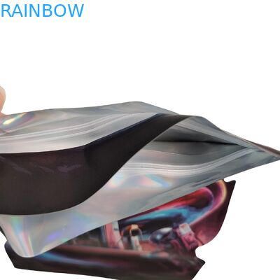 बाल-प्रूफ ज़िपर के साथ कस्टम डाई कट मायलर बैग 3.5g-28g