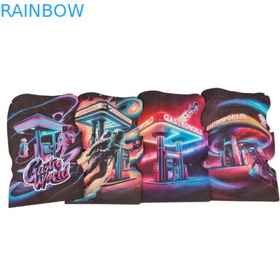 बाल-प्रूफ ज़िपर के साथ कस्टम डाई कट मायलर बैग 3.5g-28g