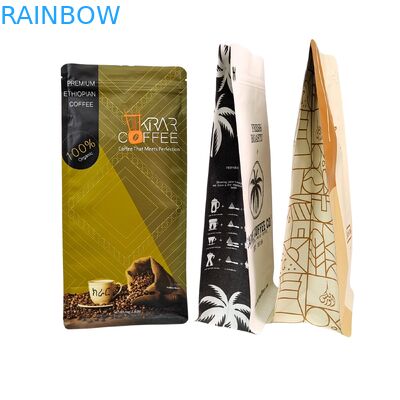 वाल्व के साथ कस्टम स्टैंड अप ज़िपर कॉफी बीन बैग