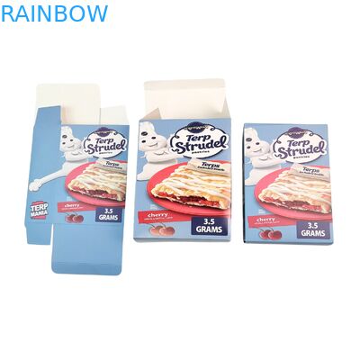 कस्टम 3.5g 7g 14g गंध प्रूफ मायलर बैग बॉक्स के साथ