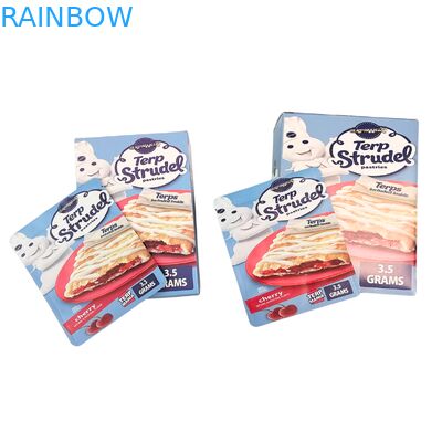 कस्टम 3.5g 7g 14g गंध प्रूफ मायलर बैग बॉक्स के साथ