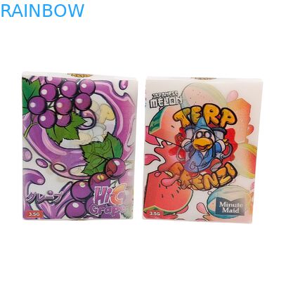 स्नैक पैकेजिंग के लिए कस्टम 3.5g चाइल्डप्रूफ माइलर बैग