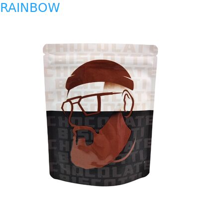 कस्टम मुद्रित 3.5g-28g पुन: सीलबंद गंध प्रूफ माइलर खाद्य बैग