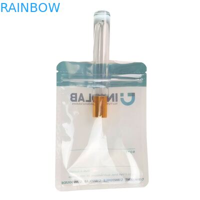 दंत दांतों के स्पष्ट संरेखकों की पैकेजिंग के लिए अनुकूलन योग्य सफेद ज़िपर बैग, एक तरफ़ स्पष्ट, हीट सीलिंग और लोगो संरेखण के साथ