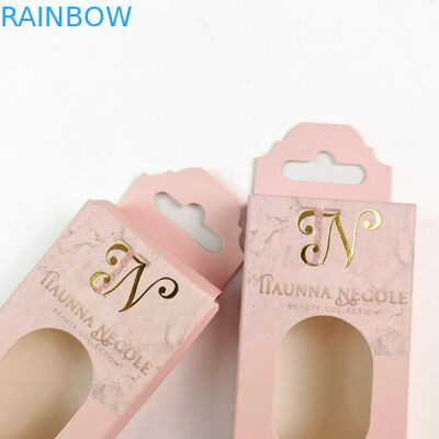 सौंदर्य प्रसाधन के लिए 350 ग्राम कस्टम मुद्रित कागज बॉक्स पैकेजिंग