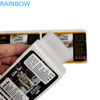 पीवीसी चिपकने वाला विनाइल पीवीसी पेपर स्टिकर वाटरप्रूफ यूवी होलोग्राम मुद्रित स्व-चिपकने वाला रोल लेबल पैकेजिंग लेबल